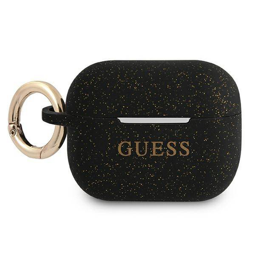 Torbica Guess Airpods Pro Glitter crna (GUAPSGGEK) slika 1