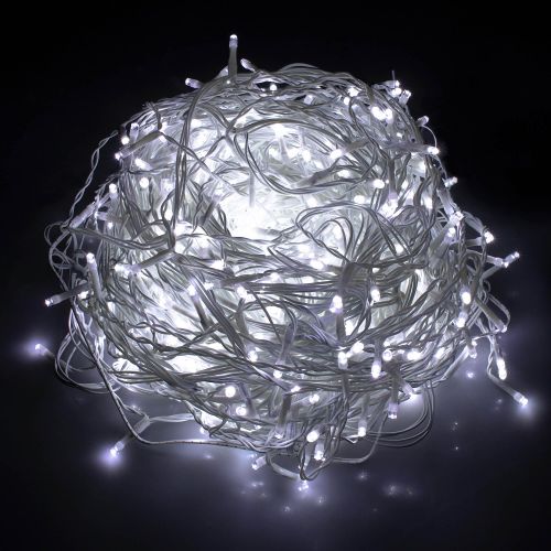 Springos zavjesa s kapljicama, 300 LED, 12m, hladno bijela slika 6