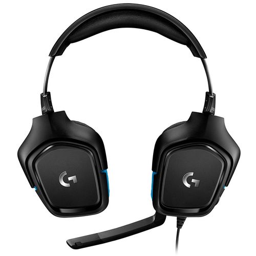 LOGITECH G432 Gaming Slušalice s žicom 7.1 - Umjetna koža - Crna/Plava - USB slika 3