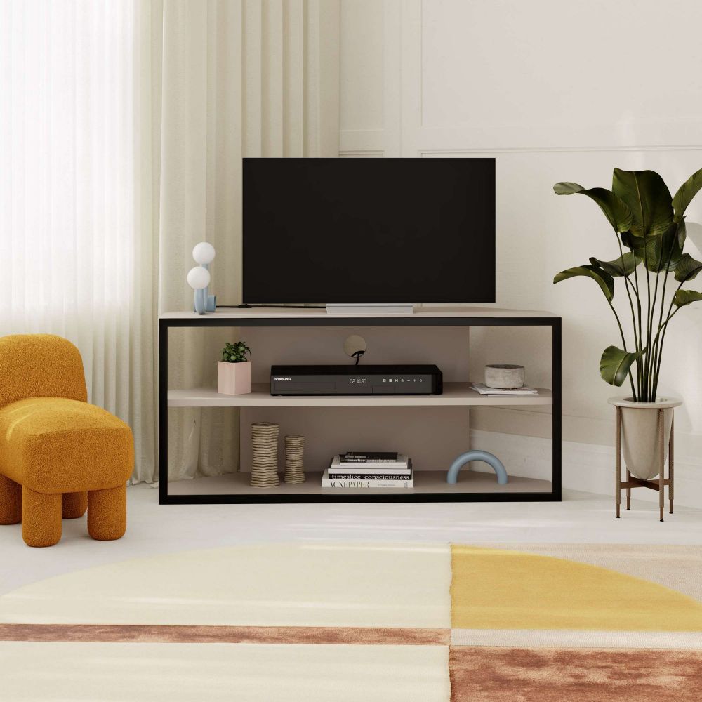 TV Stalak Echo u svijetloj mocha boji slika 2