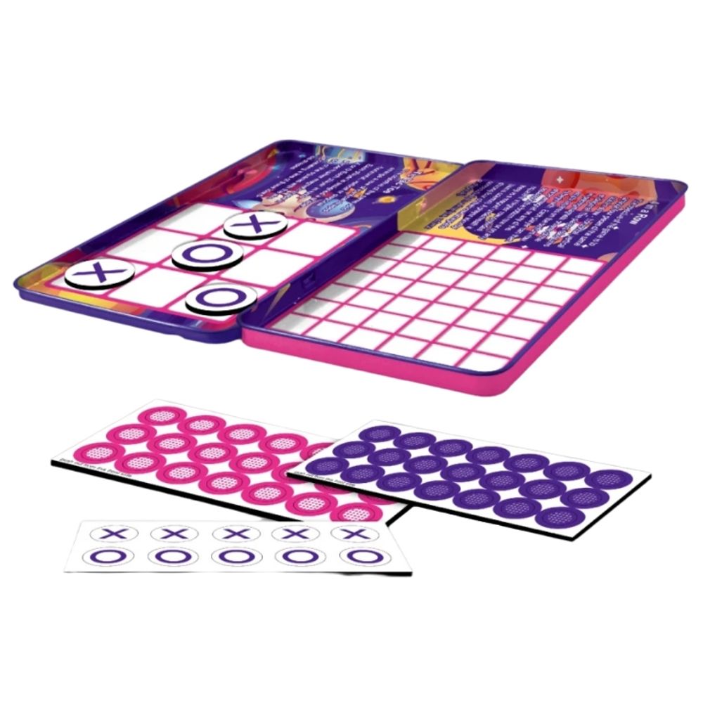 Woopie magnetna igra 2u1 tic tac toe + igra 4 u liniji mini slika 3