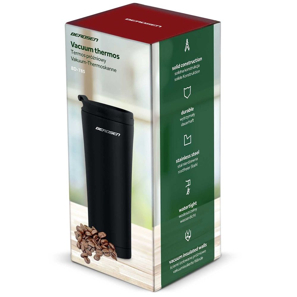 Vakuumska termosica 470 ml BD-785 crna slika 5