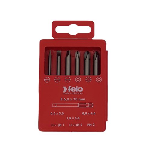 Set bitova Felo Industrial Bit-box Profi 73 mm SL/PH/XENO 03292716 6 kom slika 3