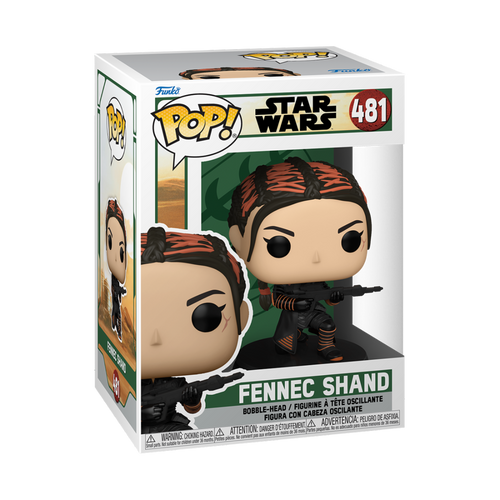 Funko Pop Star Wars: Knjiga Bobe Fetta - Fennec Shand slika 1