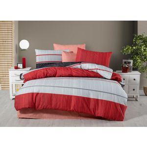 Atlas  Red
Light Grey
Black Double Quilt Cover Set