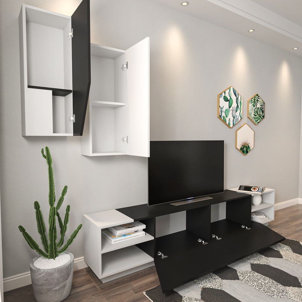 Zebra - Crno-bijeli TV Stalak slika 3