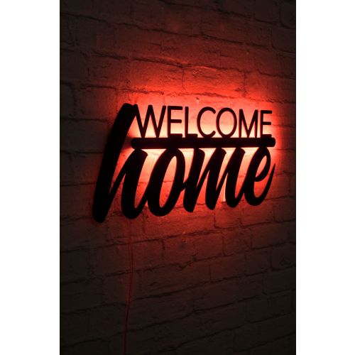 Wallity Dekorativno LED svijetlo- WELCOME, Welcome Home - Red slika 3