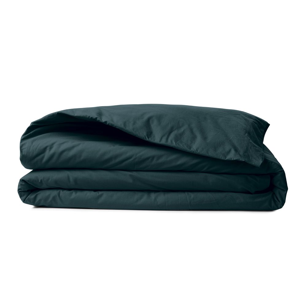 Ranforce super king quilt cover (FR) (IT) Tonne Mavie - Noche, colour: petrol green slika 4