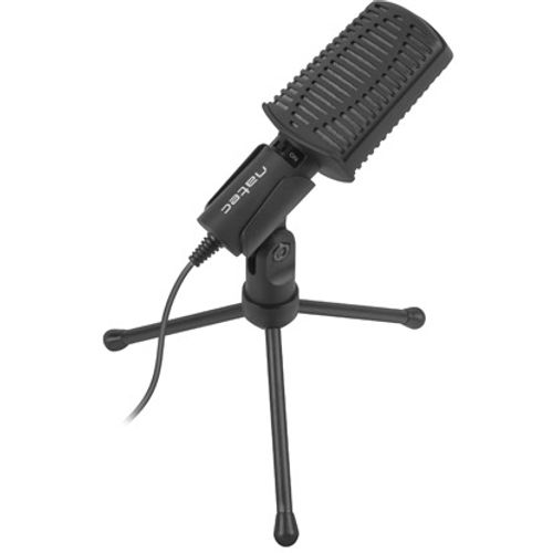 Natec NMI-1236 ASP, Condenser Microphone w/Tripod, 3.5mm Connector, Black slika 3