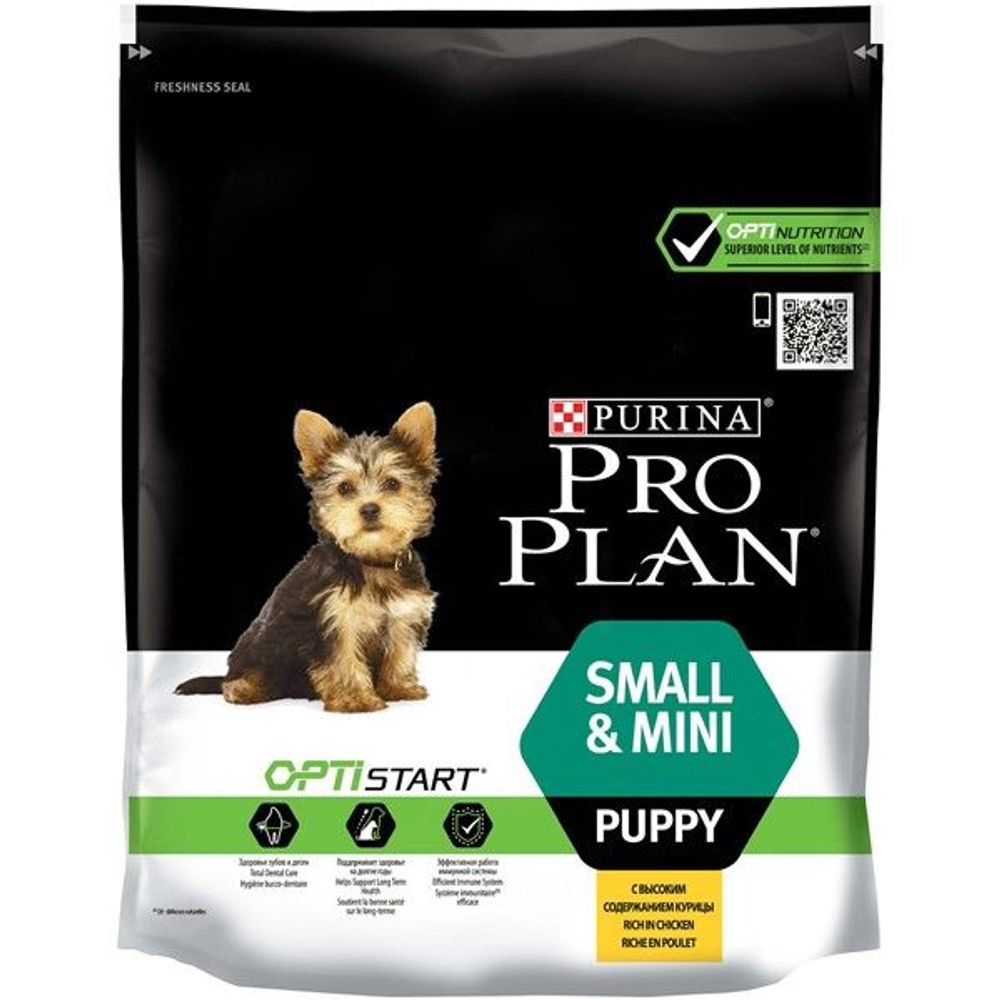 PRO PLAN Hrana za štence, bogato piletinom, Small&Mini 700g slika 1