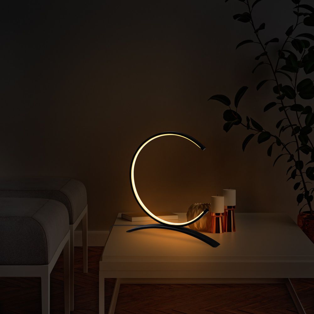 Lampa za sto Moon - 13330 Crna slika 3