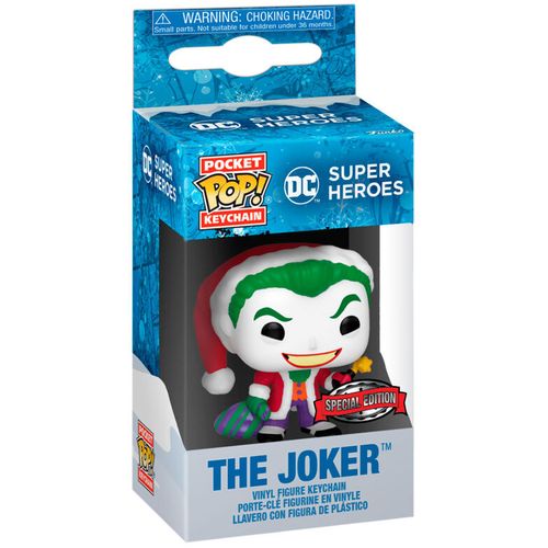 Pocket POP Keychain DC Comics Holiday The Joker Exlusive slika 1