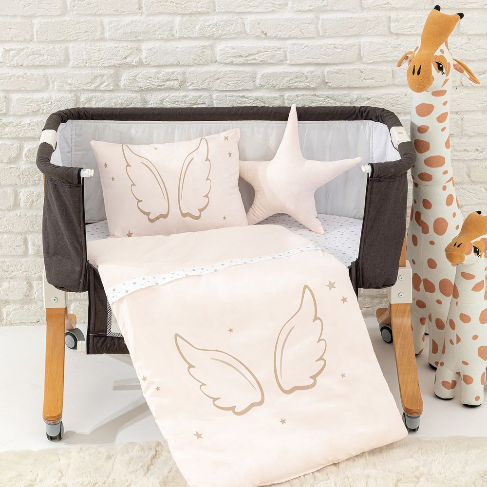 Set za Spavanje za Bebe - Anđeoska Krila (Roza) slika 1
