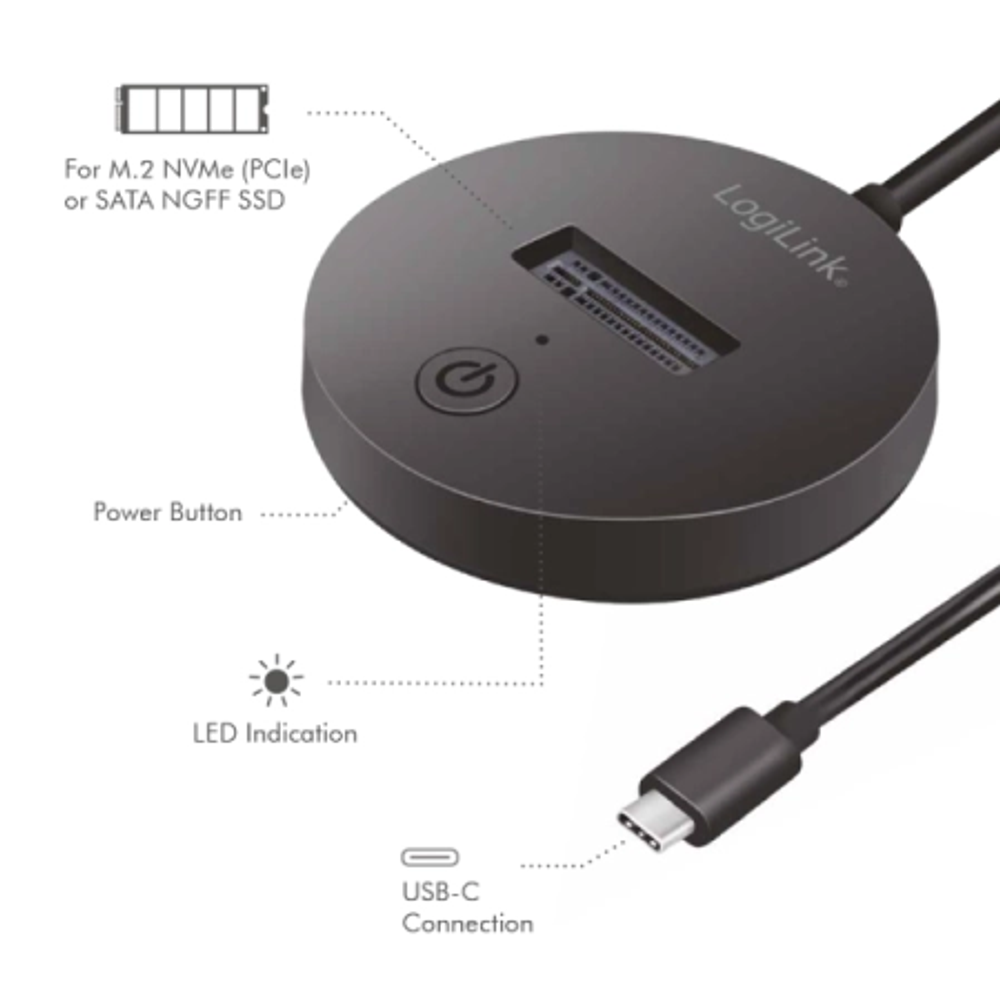Logilink HDD Quickport M.2 NVMe QP0032 slika 2