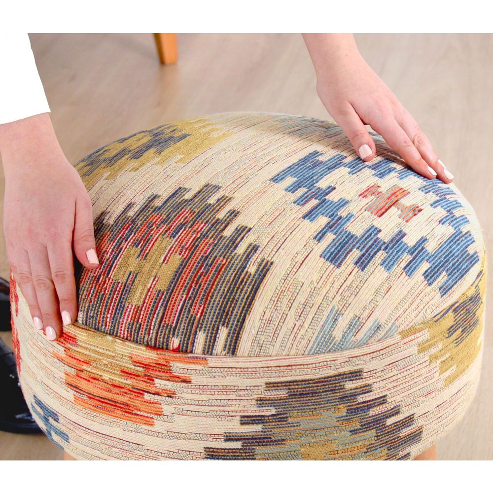 Pouffe Sefian - Boja: Krem slika 3