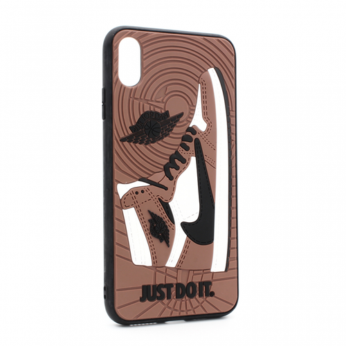 Torbica Air Shoes za iPhone XS Max braon slika 1