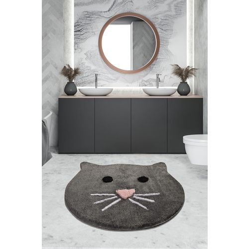 Cat - Anthracite Multicolor Acrylic Bathmat slika 1