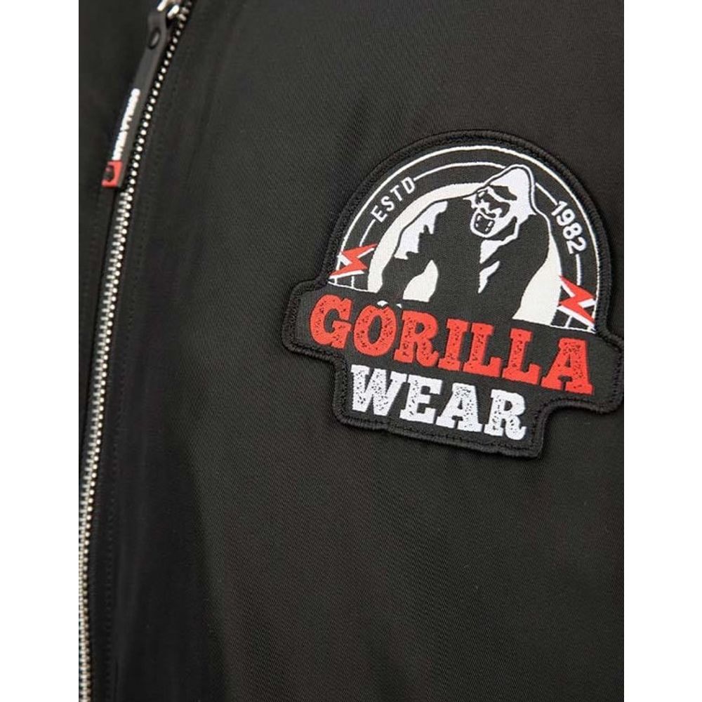 Gorilla Wear COVINGTON Bomber Jakna, Crna slika 6