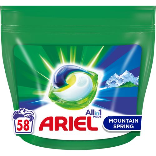 Ariel kapsule za pranje veša Mountain Spring 58 kom slika 1