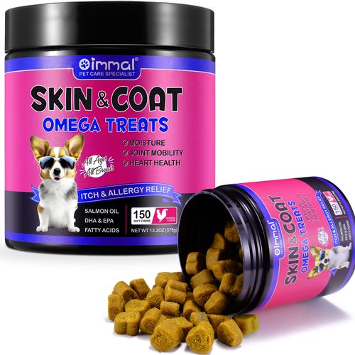 Oimmal Skin and Coat Omega Treats Piletina 150 kom slika 1