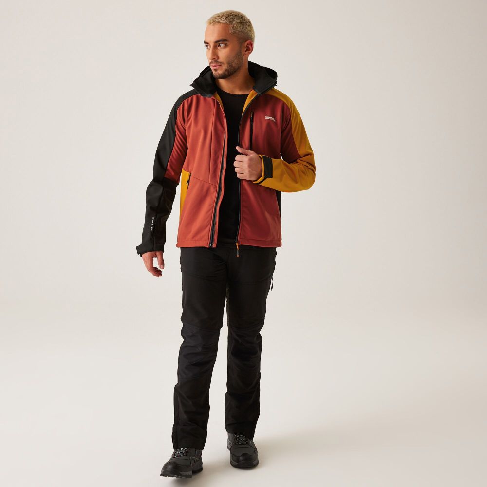 Regatta Muška jakna Hewitts X Red Ochre/Black slika 5