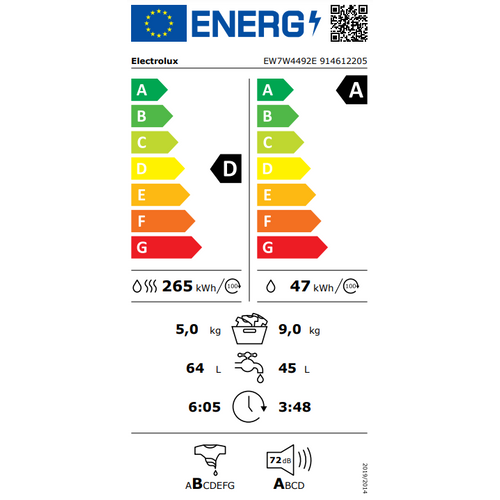 Electrolux perilica-sušilica rublja EW7W4492E slika 2