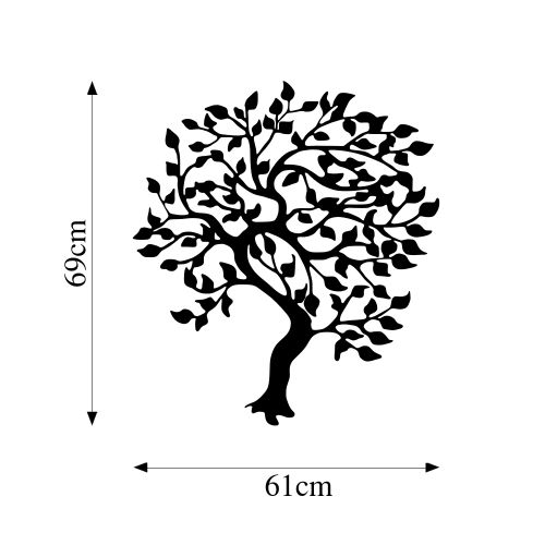 Wallity Metalna zidna dekoracija, Tree - 263 slika 6