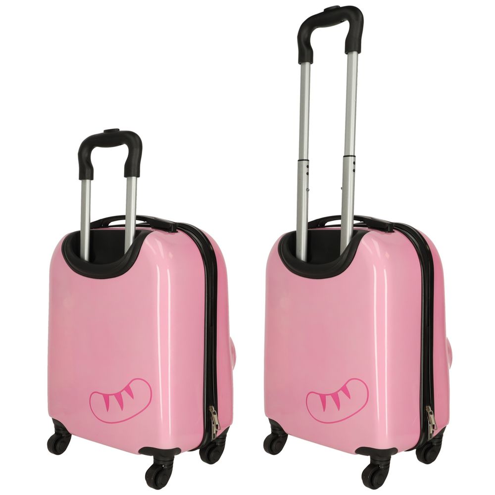 Putni kovčeg za djecu, pink mačka slika 3