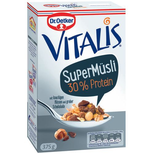 Dr. Oetker vitalis super musli 30% protein 375g slika 1