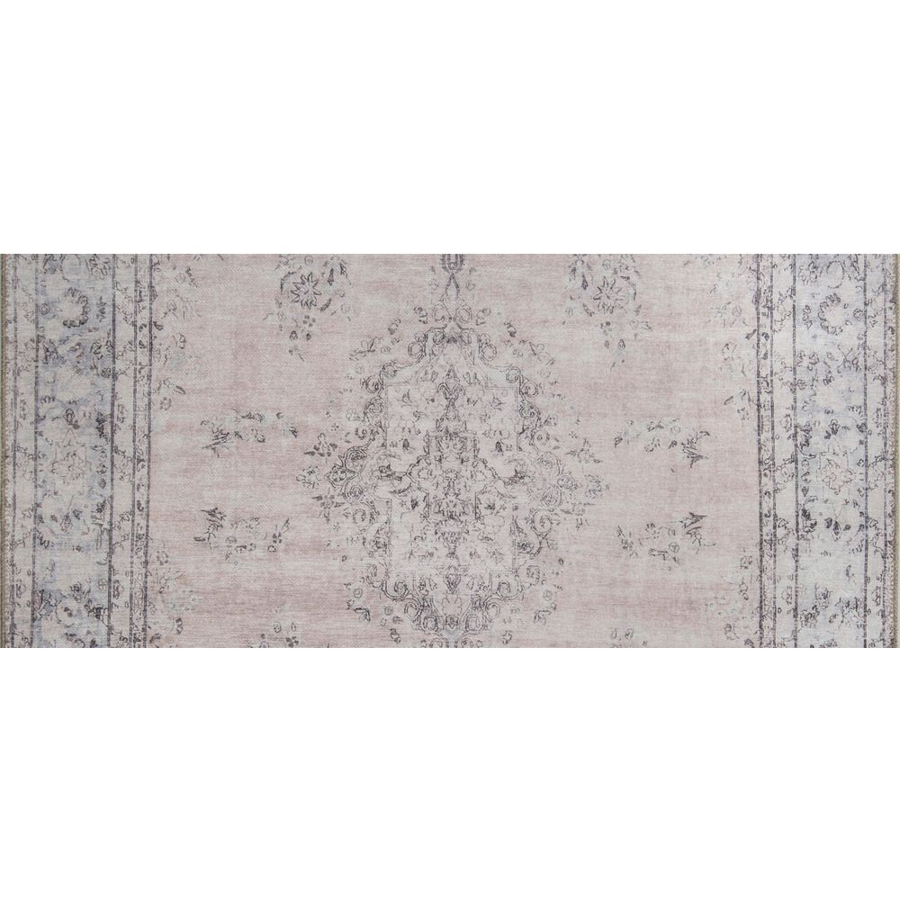 Dorian Chenille - Višebojni Hodnički Tepih Bež AL 128 (75 x 150 cm) slika 5