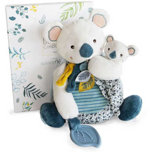 Doudou et Compagnie Doudou plišana koala sa bebom i glodalicom slika 1