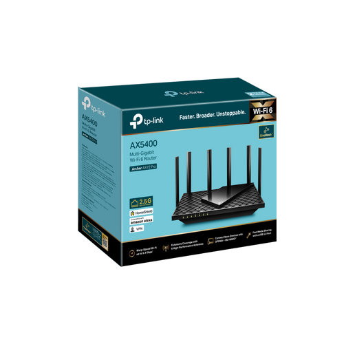 TP-LINK Archer AX72 Pro AX5400 Dual Band Gigabit Wi-Fi 6 Router s 2.5G Portom slika 6