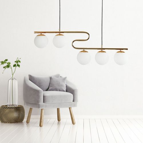 Lampa Viseća APP1599-5CP Gold slika 4