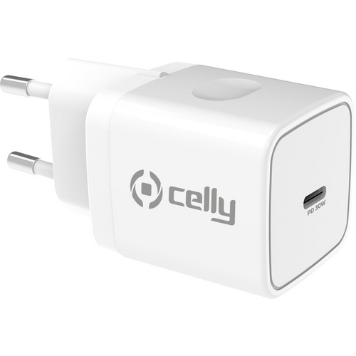Celly punjač USB-C 30 W, bijela slika 1