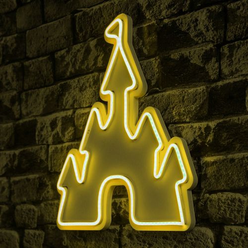 Wallity Ukrasna plastična LED rasvjeta, Castle - Yellow slika 8