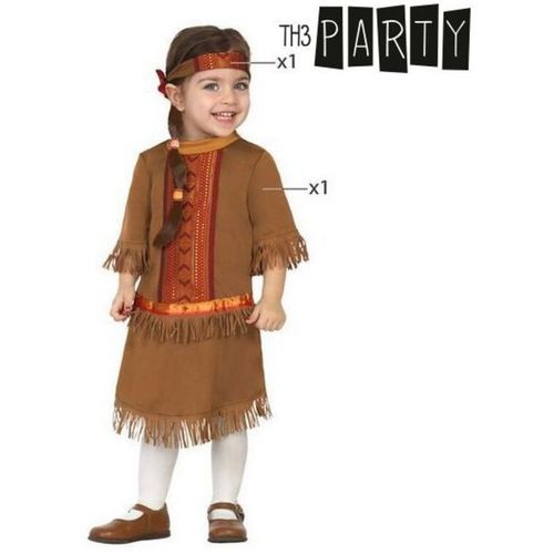 Svečana odjeća za bebe Th3 Party Smeđa Američki Indijanac (3 Dijelovi) 6-12 Mjeseci slika 4