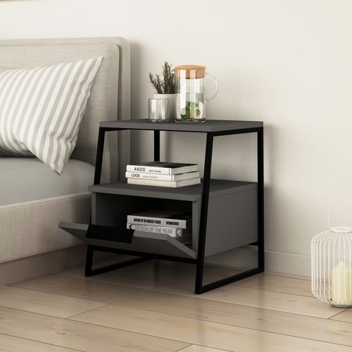 Pal - Anthracite Anthracite Nightstand slika 2