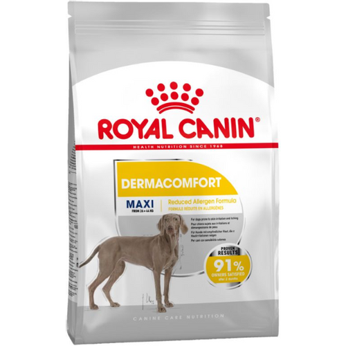 Royal Canin MAXI DERMACOMFORT – za zdravlje krzna i kože pasa velikih rasa iznad 15. Meseci starosti 3kg slika 1