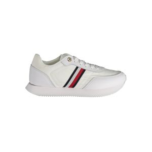 TOMMY HILFIGER WHITE WOMEN'S SPORTS SHOES