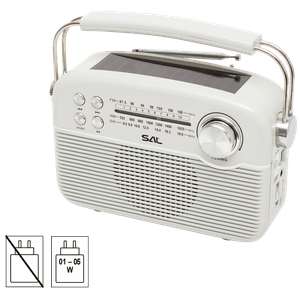 SAL Radio prijemnik sa solarnim napajanjem, FM-AM-SW, Bluetooth - RPR9