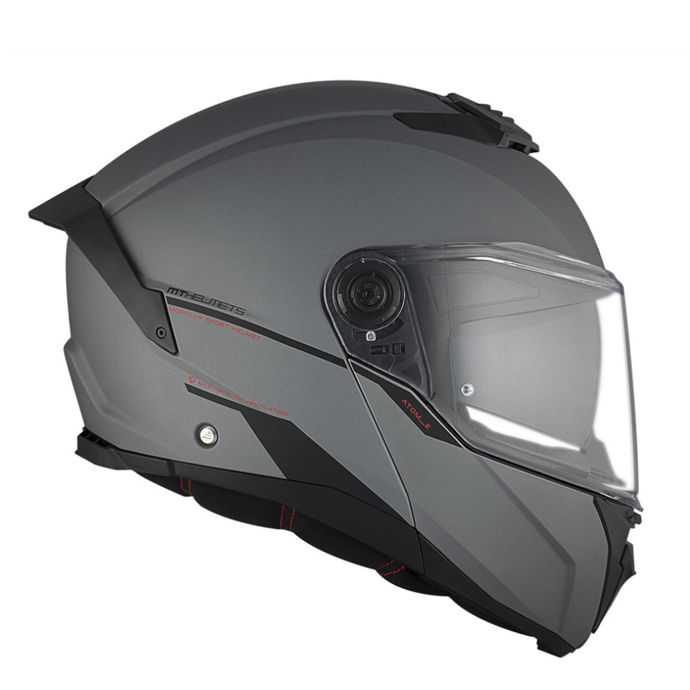MT Helmets Atom 2 SV Solid A2 Matt Titanium slika 7