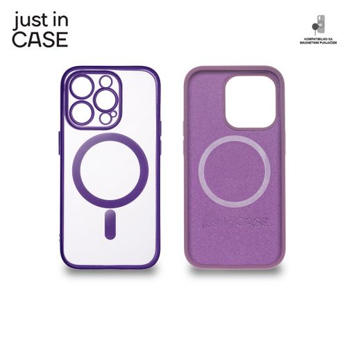 2u1 Extra case MAG MIX PLUS paket LjUBIČASTI za iPhone 14 Pro slika 3