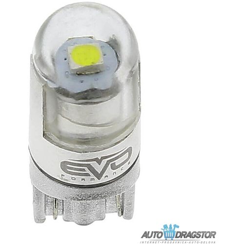 SIJALICA 12V T10 LED BULLET CANBUS BELA 2KOM slika 2