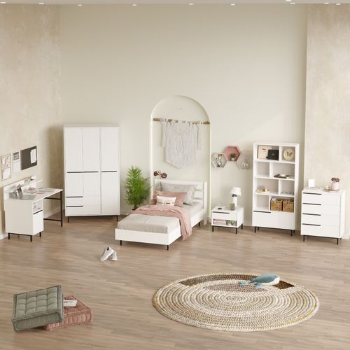 ON26-W White Young Room Set slika 1