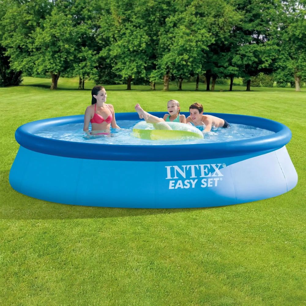 Intex bazen na naduvavanje 396x84cm sa pumpom 28142NP slika 3