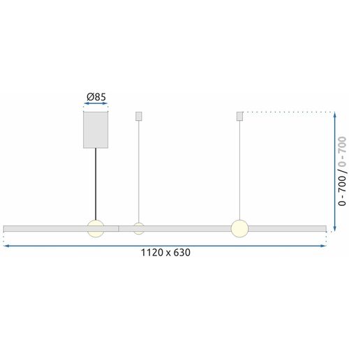 TOOLIGHT Black Ring 3 led svjetiljka + APP752-30-40-50 daljinski upravljač slika 15