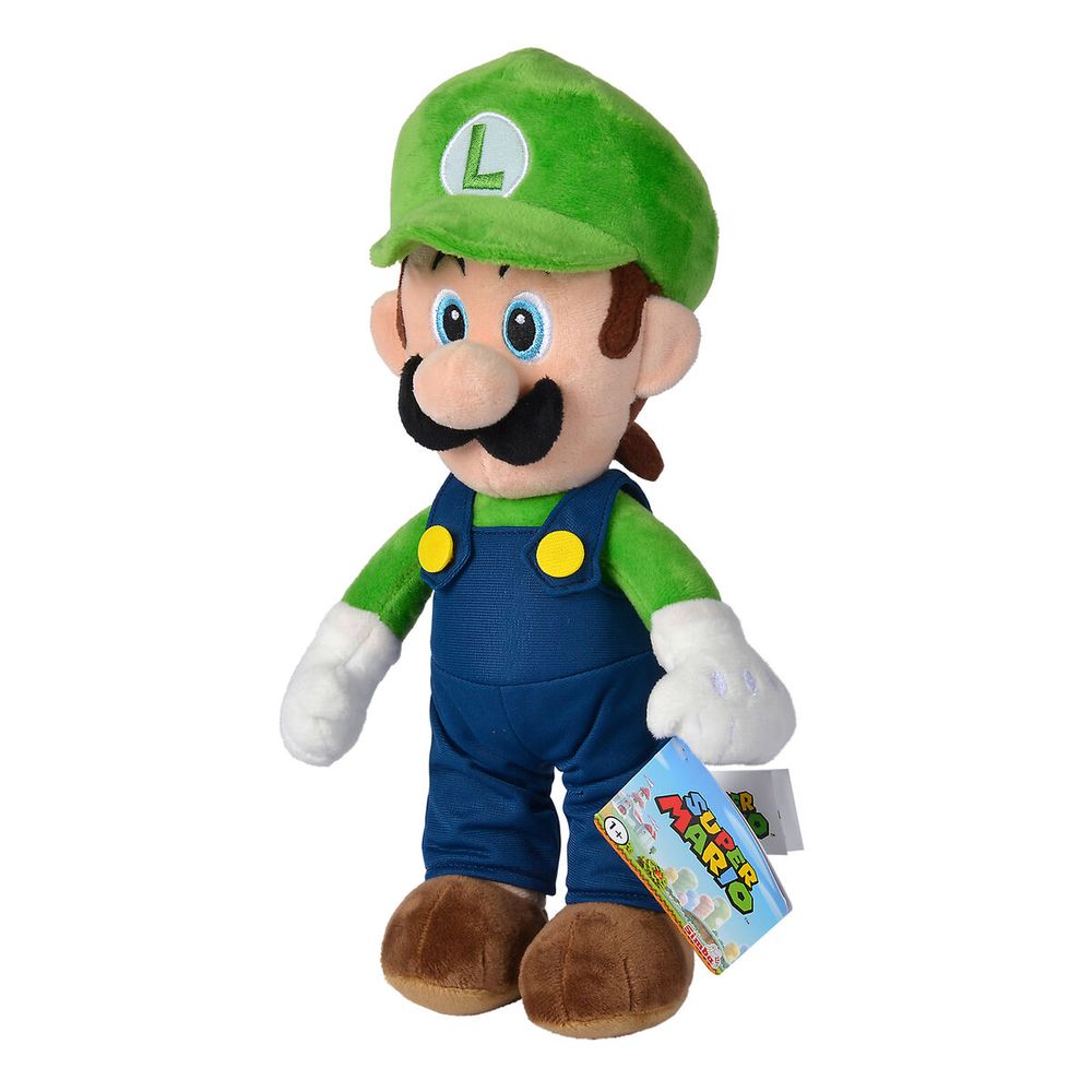 Nintendo Super Mario Luigi plišana igračka 30 cm slika 2