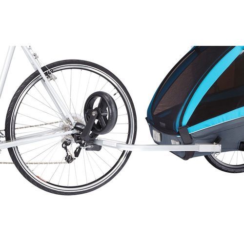 Thule Coaster XT plava dječja kolica i prikolica za bicikl za dvoje djece slika 5