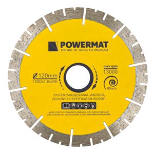 Segmentirana dijamantna oštrica 120 mm PM-TDG-120M
