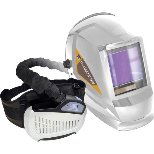 GYS 5/13 AIR TRUE COLOR XXL 047846 zaštitna kaciga za zavarivače s respiratornim sustavom ventilatora bijela EN 166, EN 175, EN 379, EN 12941 slika 2